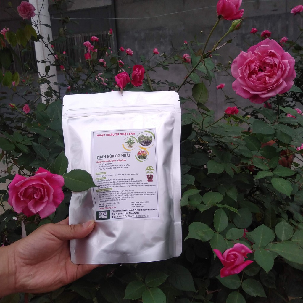[Freeship] Phân bón hữu cơ nhập khẩu từ Nhật Bản -Sản phẩm Organic - Dùng cho hoa, cây cảnh, cây ăn quả và rau mầu