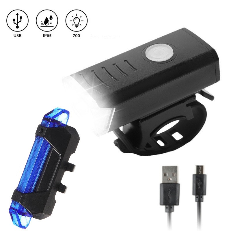 Đèn LED 320 lumens Sạc USB Chuyên Dụng Cho Xe Đạp Leo Núi