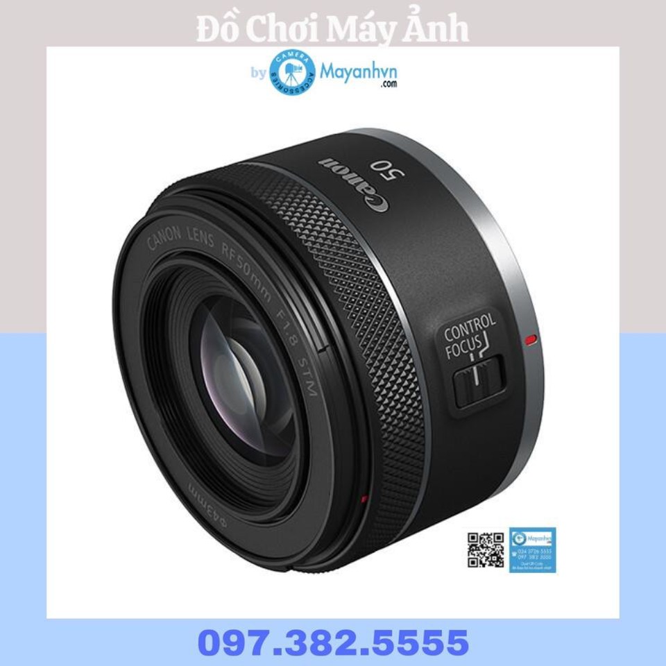 [Mã SKAMA06 giảm 8% đơn 250k]Ống Kính Canon RF 50mm f/1.8 STM - Bảo hành 12 tháng (Mới 100%)