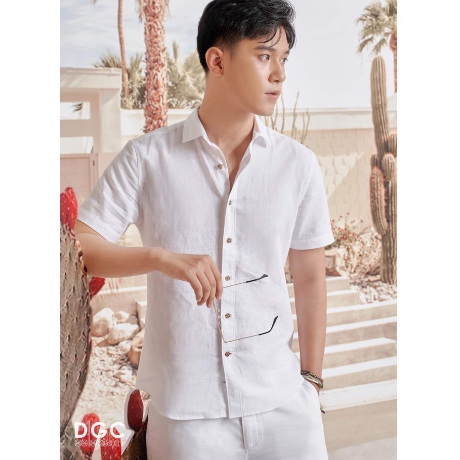 Áo sơ mi Nam ngắn tay Regular fi DGCs - SASNCB32M-S
