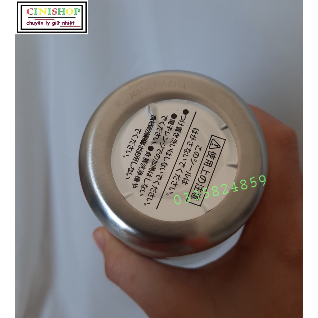 Ly Giữ Nhiệt Mickey Trơn Inox 304 Nội Địa Nhật 450ml_ CINISHOP