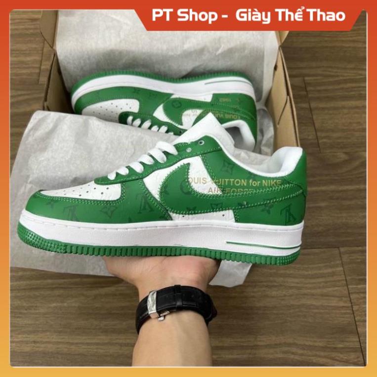 [FreeShip+ Hàng Xịn] Giày_Nike nam nữ, giày thể thao snearkes nam nữ LV xanh Fullsz, Fullbox Hot Trens học sinh