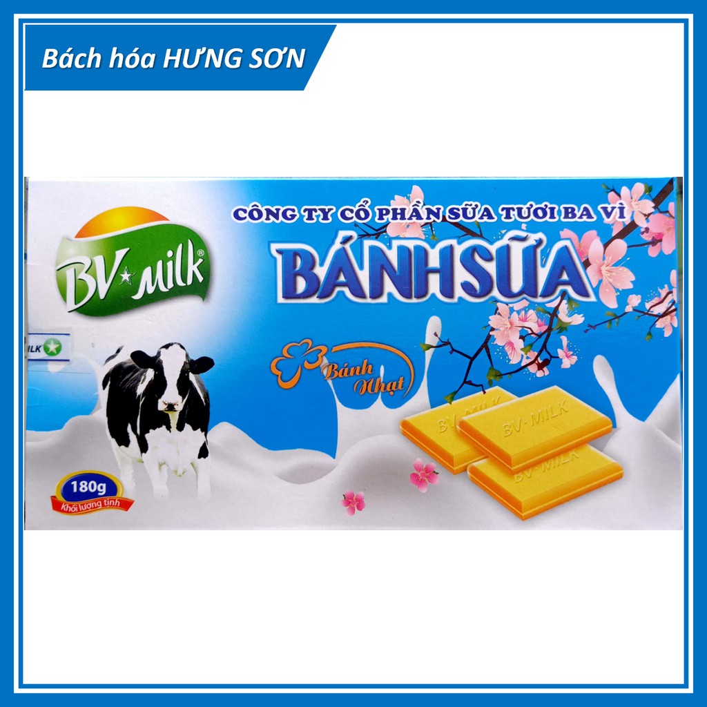 Bánh Sữa Nhạt Ba Vì BVMILK 180G