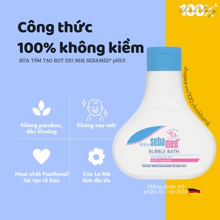 COMBO Gặm Nướu cho bé tập nhai bằng gạo Nhật mochi + Sữa tắm dịu nhẹ không cay mắt cho bé Sebamed