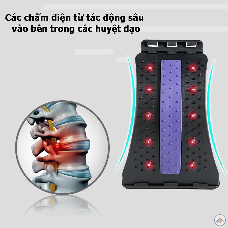 [Bán Chạy + Giá Rẻ]Khung Nắn Chỉnh Cột Sống Lưng - Massage - Định Hình Tư Thế Nằm Ngồi Chuẩn - Giảm Đau Thoát Vị Đĩa Đệm