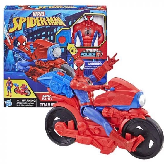 Đồ chơi Hasbro người nhện TiTan Spiderman và siêu xe E3364