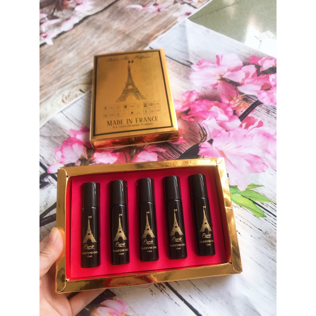 [GIÁ HỦY DIỆT] Bộ Tháp 5 Chai Tinh Dầu Pháp Chuẩn | Thế Giới Skin Care