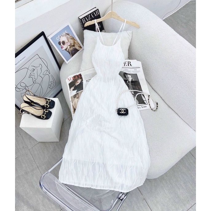 ĐẦM BODY ĐAN LƯNG NÂU TÂY - KÈM VIDEO