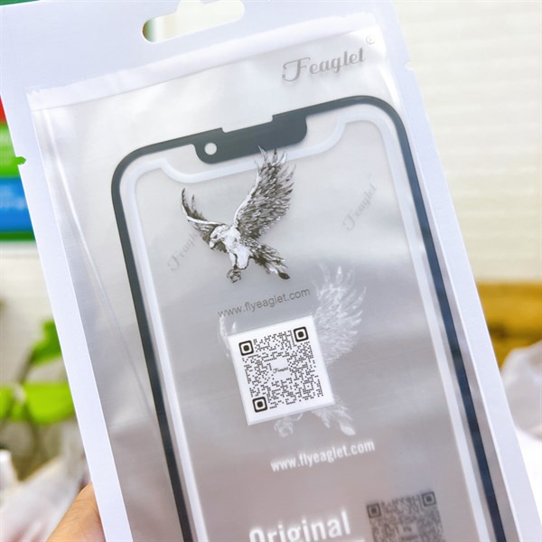 Kính ép ai phôn 13 / 13 Pro zin linh kiện đại bàng
