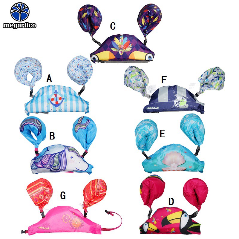 Áo Phao Cứu Hộ Họa Tiết Hoạt Hình Cho Bé Từ 1-6 Tuổi