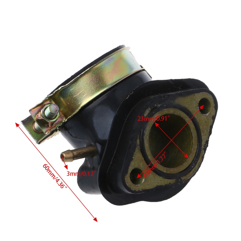Ống Nạp Đầu 23mm Có Thể Điều Chỉnh Cho GY6 125cc 150cc ATV