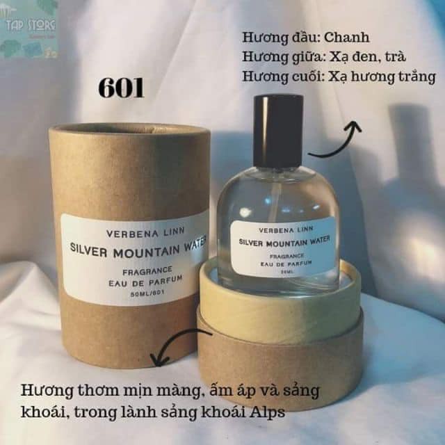 Nước hoa nôi địa, NƯỚC HOA VERBENA LINN PARFUM bản dupe, Bao thơm , Lưu Hương 4-6 Giờ