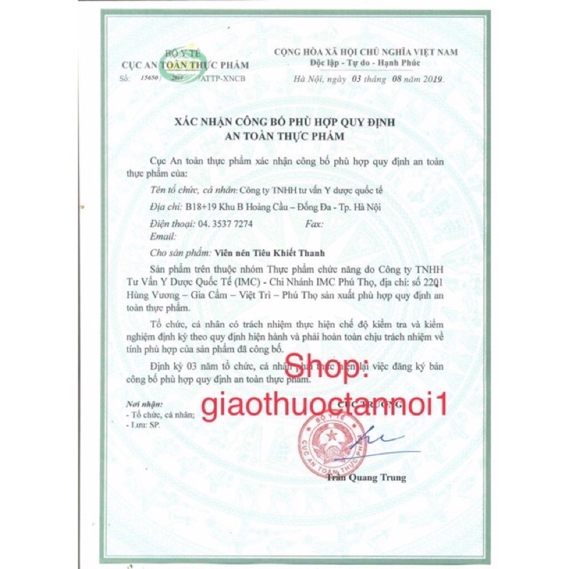 Tiêu khiết thanh - giúp ngăn ngừa và giảm triệu chứng viêm đường hô hấp mạn tính như: viêm thanh quản, amidan, mất tiếng