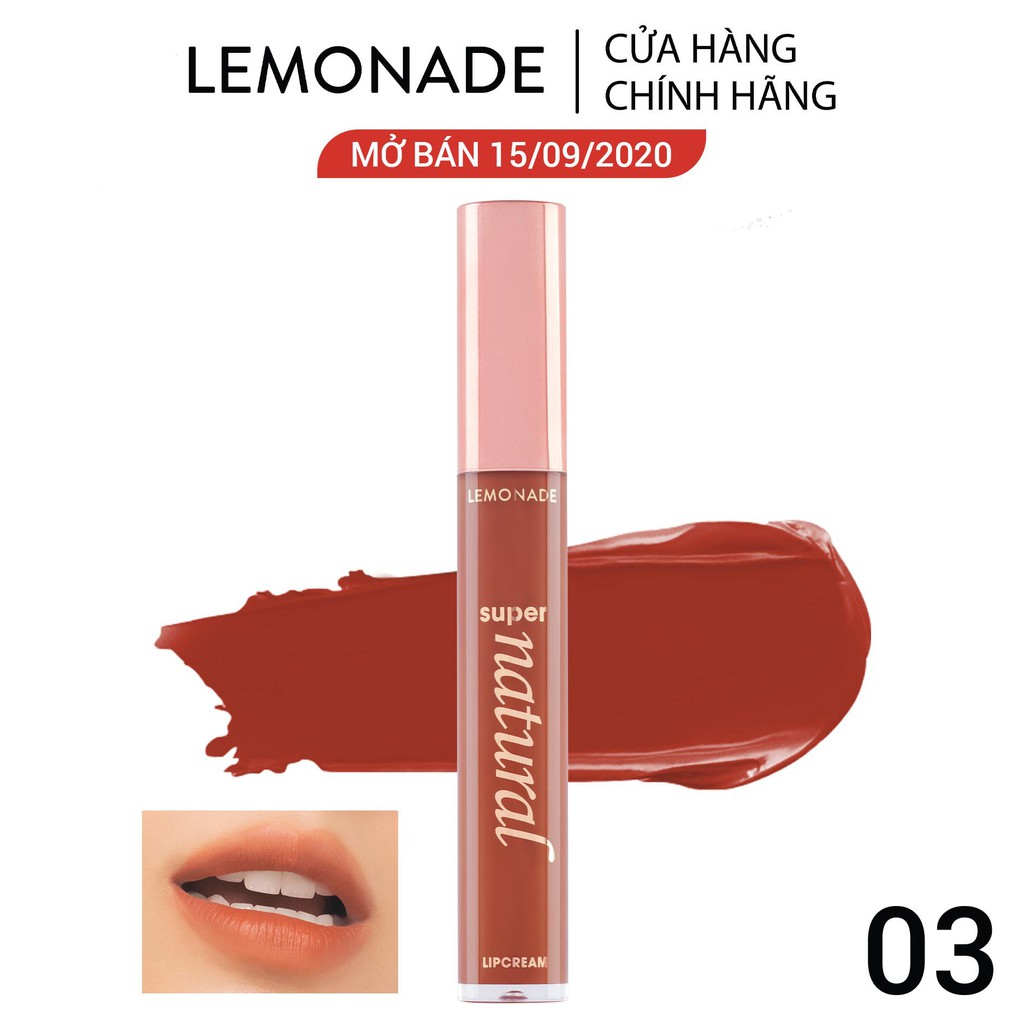 Son Kem Lì Lemonade SuperNatural Matte Lipcream 5g