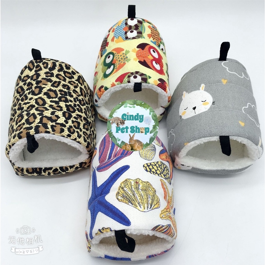 Nhà ngủ bông nhỏ gọn ấm áp cho Hamster