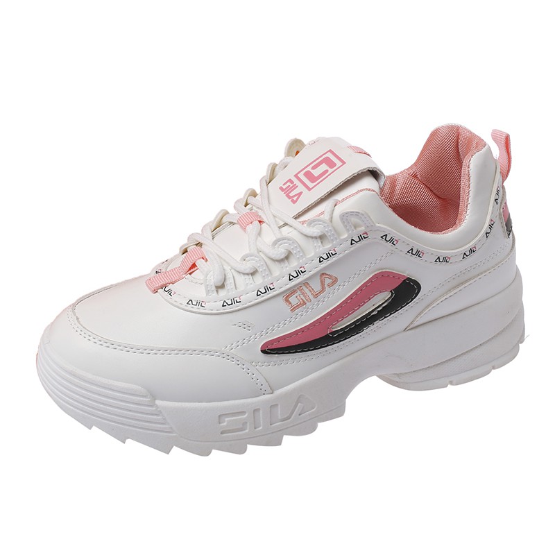 Giày thể thao YOZOH cho nữ màu trắng hồng size 34-42