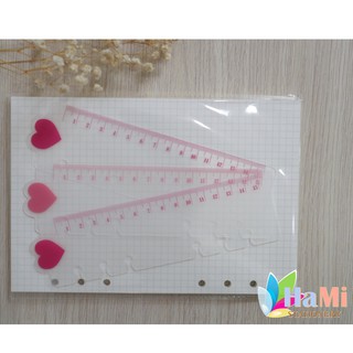 Thước bookmark sổ còng Planner A5 A6