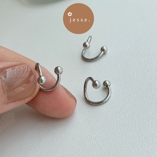 Khuyên tai khuyên môi khuyễn mũi  thép không rỉ bi xoắn
