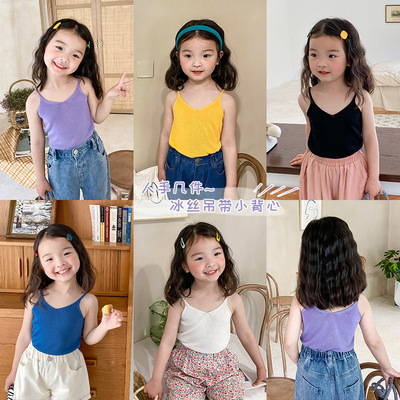 Áo thun ba lỗ phong cách Hàn Quốc cho bé
