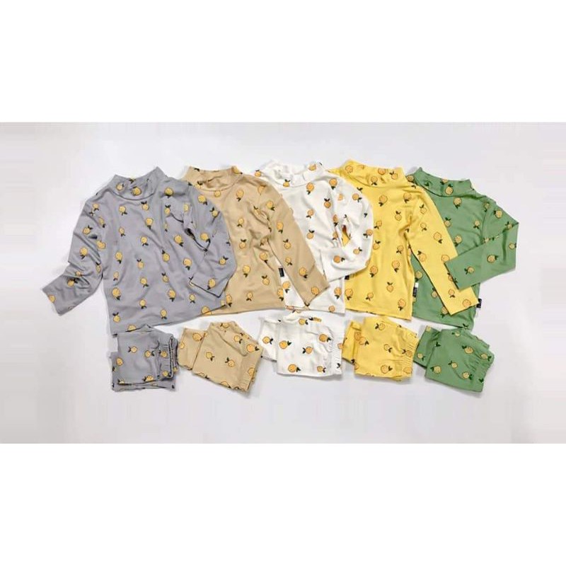 Bộ thun cổ 3 phân cho bé