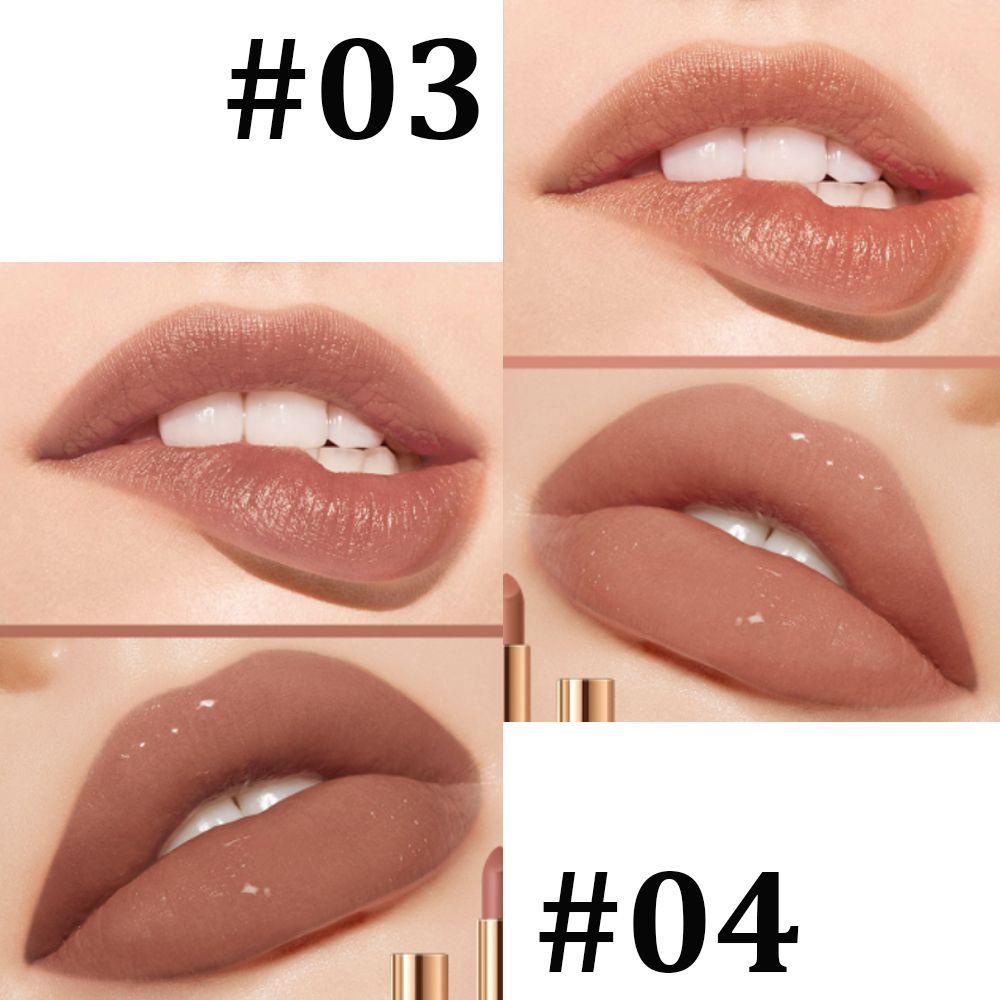 Son Kem Lì Hai Đầu 2 Trong 1 Trang Điểm Làm Đẹp Chống Nước Không Dính Cốc