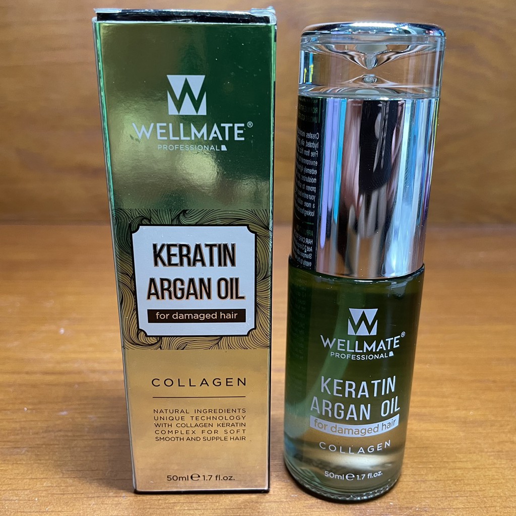 Tinh dầu dưỡng tóc Wellmate Keratin Argan Oil 50ml