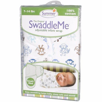 Chăn Ủ Kén Summer Infant SwaddleMe cotton Cho Bé