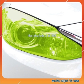 [ FREESHIP ] Đề can (decal) dán pha đèn ô tô xe máy nhiều màu