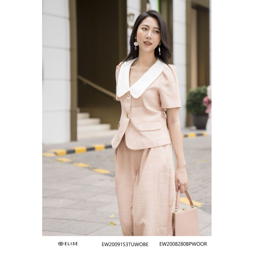 Quần cam xước chun cạp thiết kế Elise | BigBuy360 - bigbuy360.vn