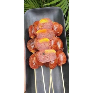 Lạp xưởng hồ lô trứng muối
