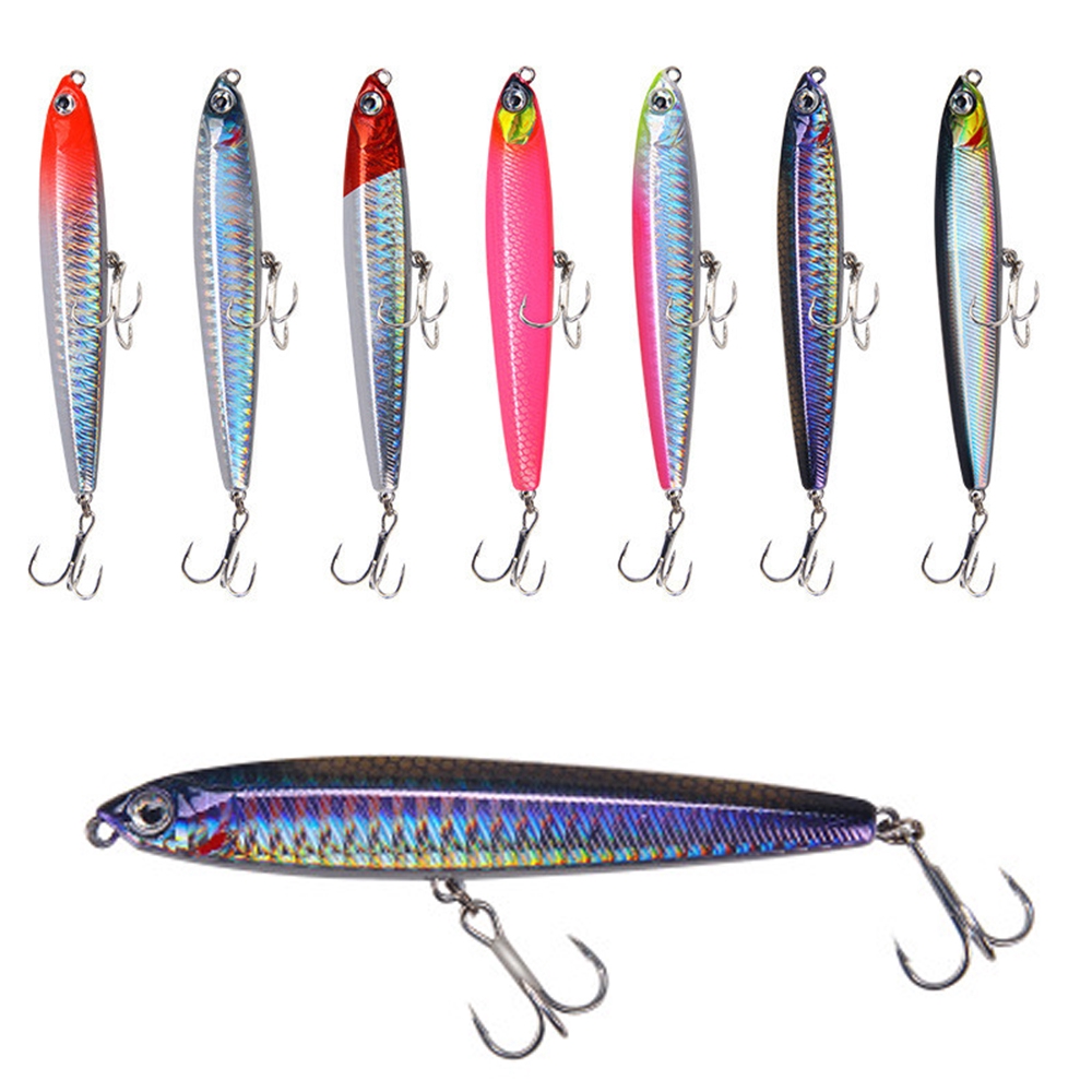 Mồi Câu Cá Giả Có Mắt 10g14g18g24g 75mm 95mm