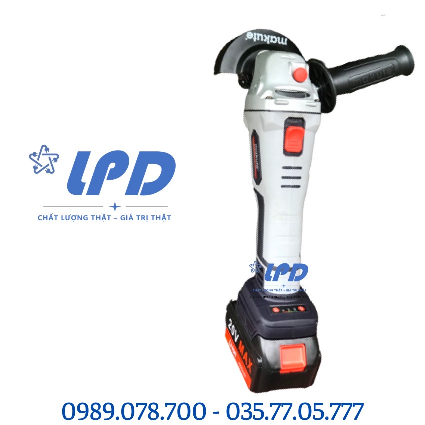 Máy Mài Góc dùng Pin Makute Công Nghệ Không Chổi Than Dùng Pin 20V Chung Chân Pin Makita