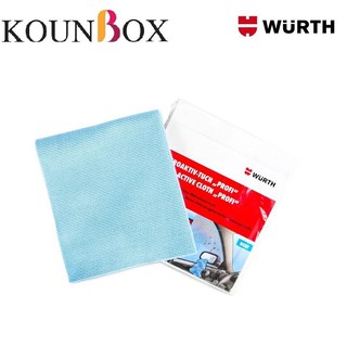 Bộ 4 khăn lau chống trầy xước wurth micro-fiber cloth 40x40cm 0899900117 - kounbox