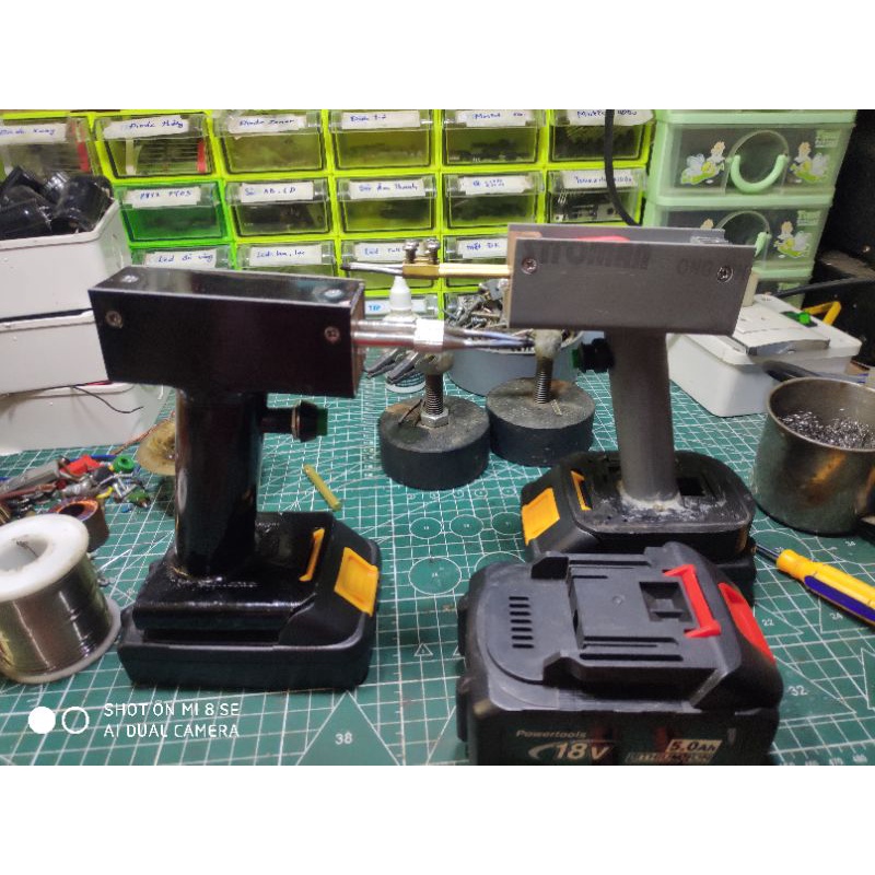 mỏ hàn xung 21v makita (ko sử dụng mũi đồng)