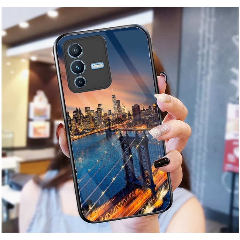 Ốp Lưng VIVO V23 5G Ốp kính bóng cao cấp mới nhất