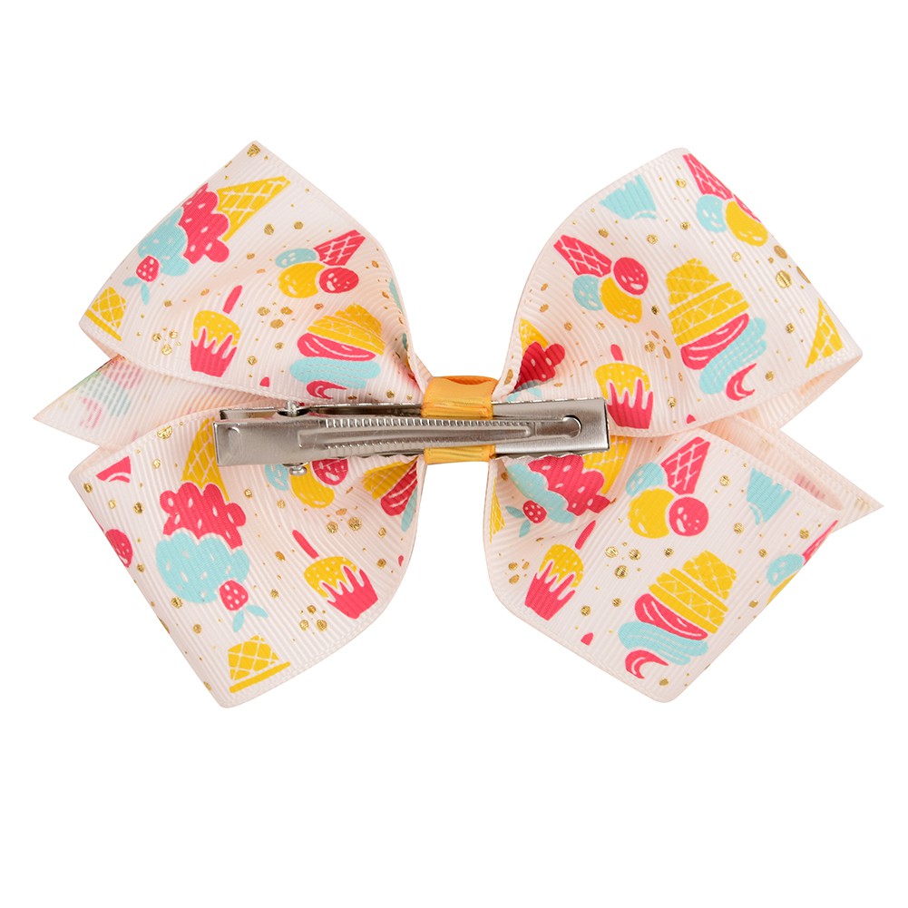 Set 6 kẹp tóc KIDSBOWS thiết kế nơ phong cách Jojo đáng yêu xinh xắn dành cho trẻ em