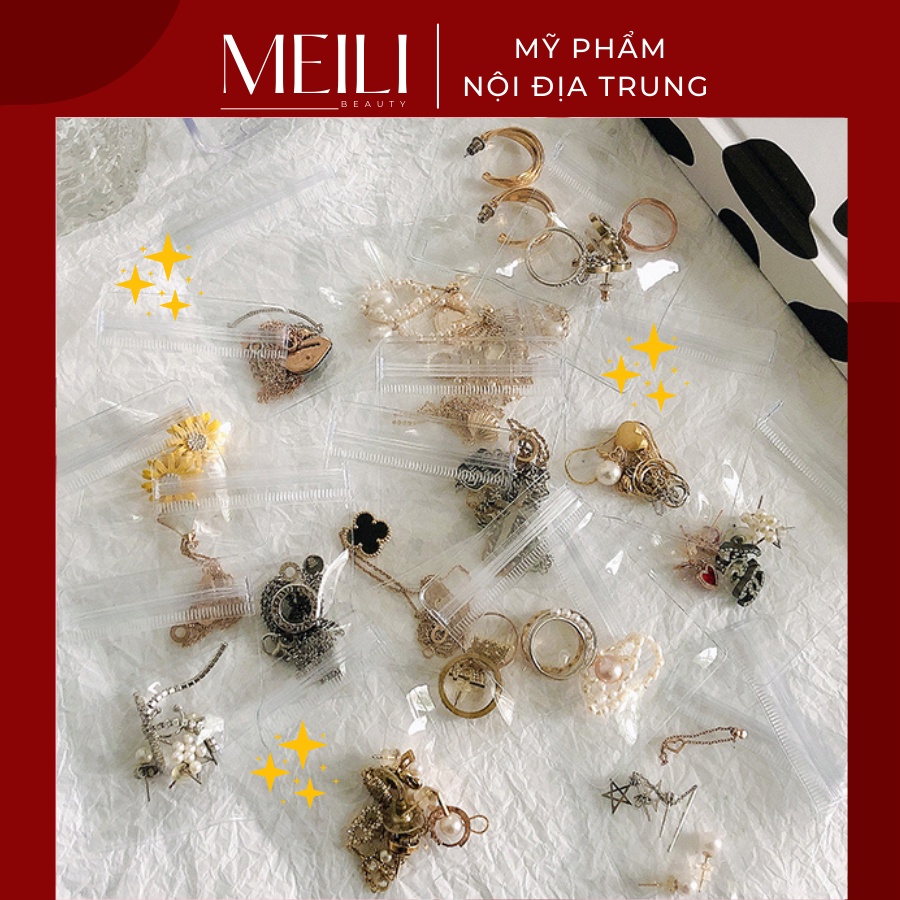Sổ đựng trang sức, phụ kiện / lưu trữ ảnh thẻ thần tượng trong suốt nhỏ gọn tiện lợi dễ dàng mang theo