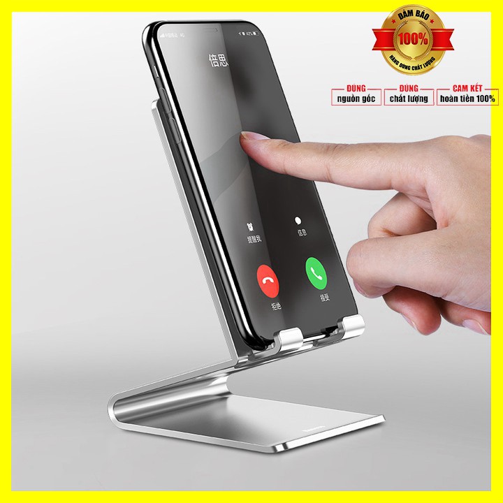 Giá đỡ điện thoại để bàn nhãn hiệu Baseus SUGENT-XF thích hợp  iPhone 8 Plus / 8 / X, Samsung Galaxy S9 / S9+.