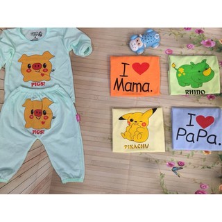 set 5 bộ dài tay cho bé