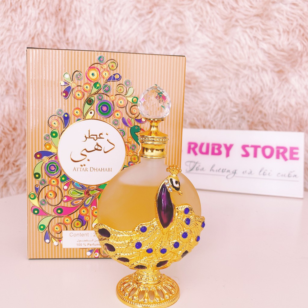 Tinh dầu  dubai Công Vàng ATTAR DHAHABI (Phượng Hoàng Gold)