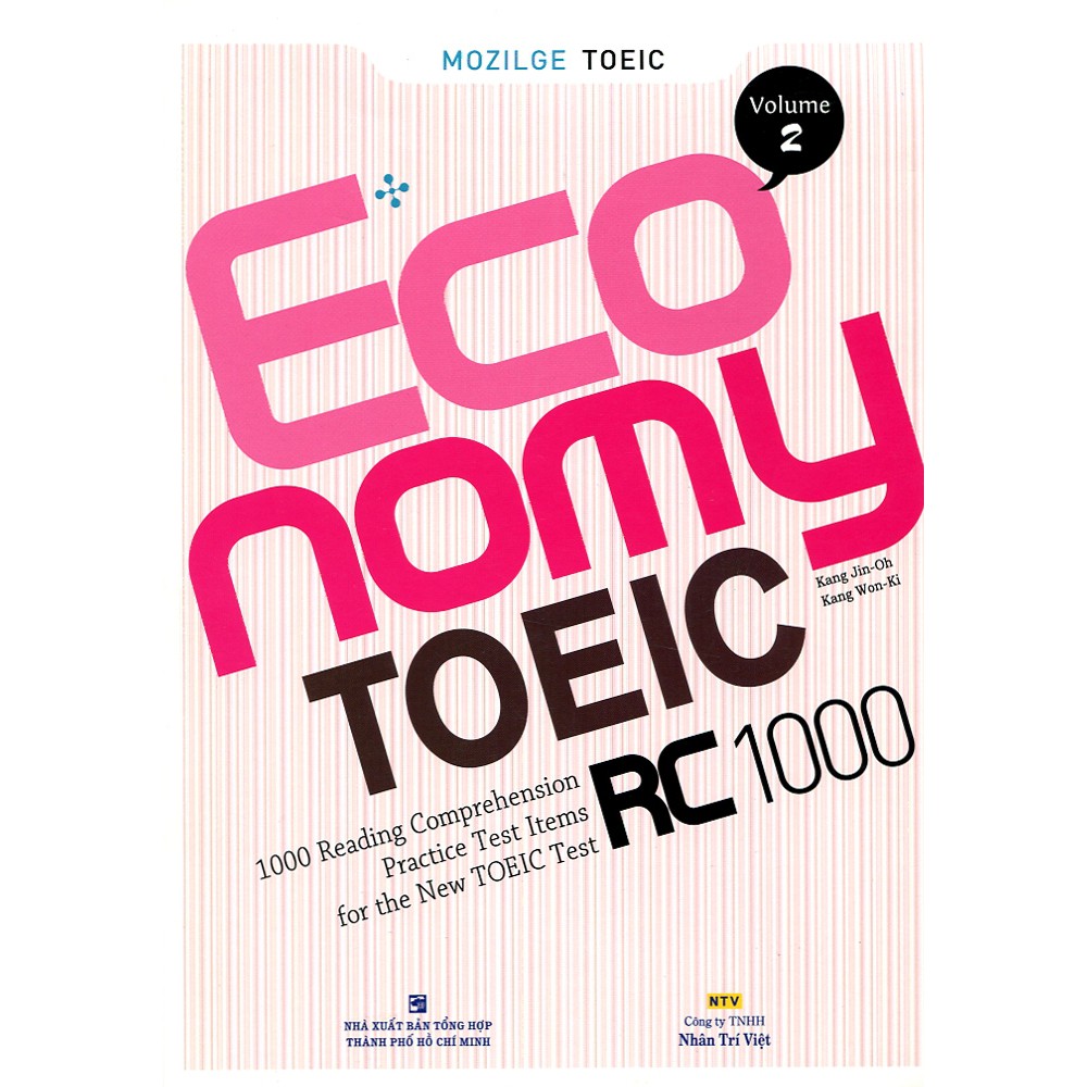 Sách - Economy TOEIC: RC 1000 vol 2