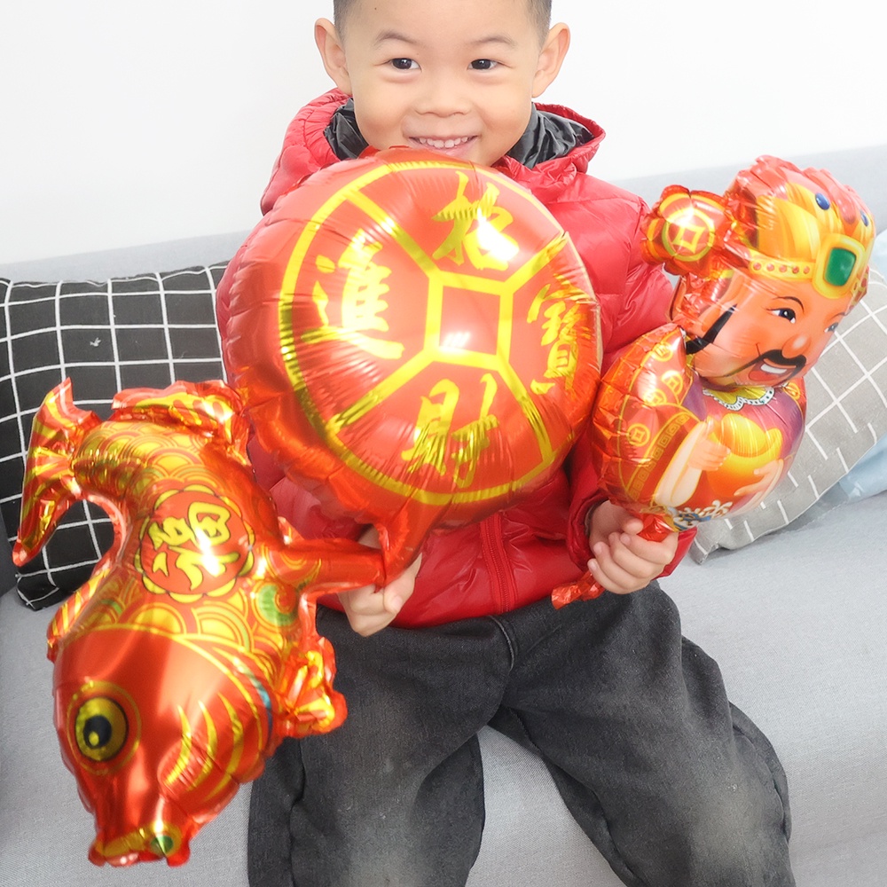 Bong bóng may mắn trang trí nhà cửa