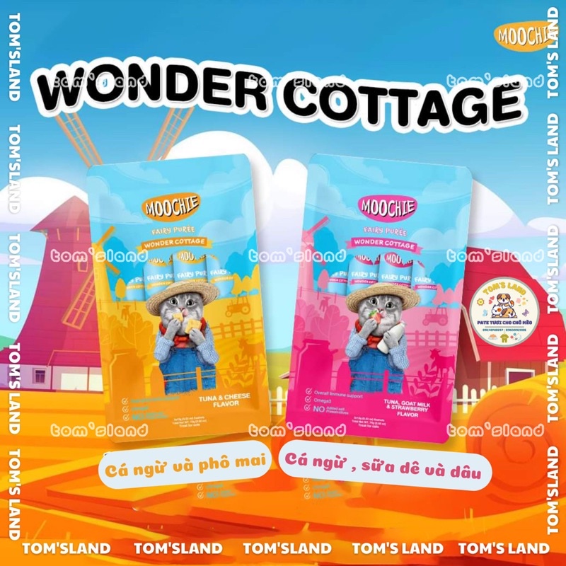 Soup Thưởng Moochie Cho Mèo 10 Vị Nhập Khẩu Thái Lan  - Súp Thưởng Moochie Fairy Puree