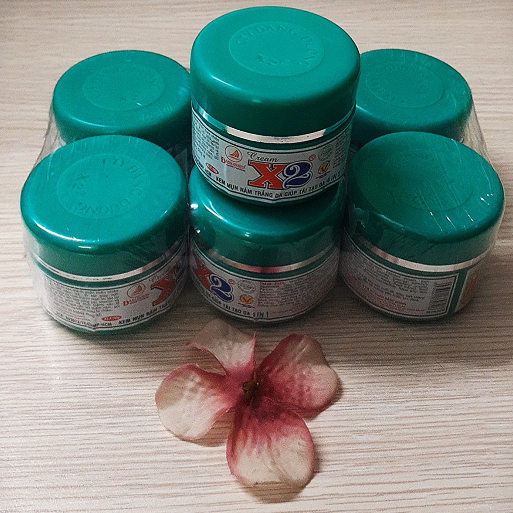 KEM NGỪA MỤN NÁM GIÚP TÁI TẠO DA VÀ TRẮNG DA MẶT 4IN1 X2 10G ĐĂNG DƯƠNG Tem giá: 55.500đ