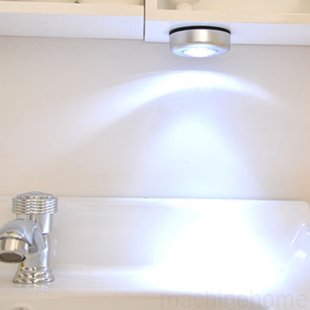Đèn Led 3 Bóng Không Dây Công Tắc Cảm Ứng Gắn Tường / Tủ Chén / Nhà Bếp
