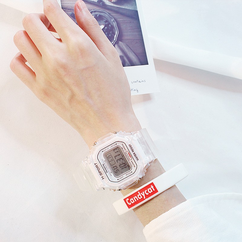 (Giá Sỉ) Đồng Hồ Thể Thao Nam Nữ Sport C29 Dây Trong Suốt Máy Điện Tử 8 Chức Năng - Bảo Hành 6 Tháng | BigBuy360 - bigbuy360.vn