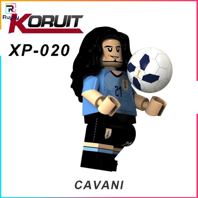 Bộ Đồ Chơi Lắp Ráp Mô Hình Thuyền Trưởng Bóng Đá World Cup R3 Bằng Nhựa