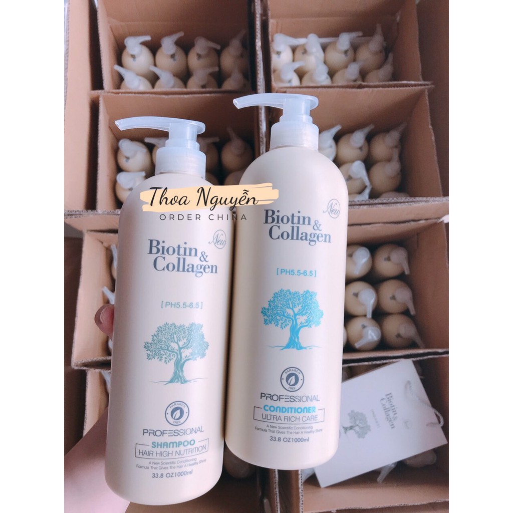 Cặp dầu gội xả Biotin dành cho tóc khô xơ ngăn rụng tóc phục hồi tóc mềm mượt | BigBuy360 - bigbuy360.vn
