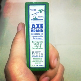 Dầu Gió Trắng AXE BRAND SINGAPORE 3ml combo 3