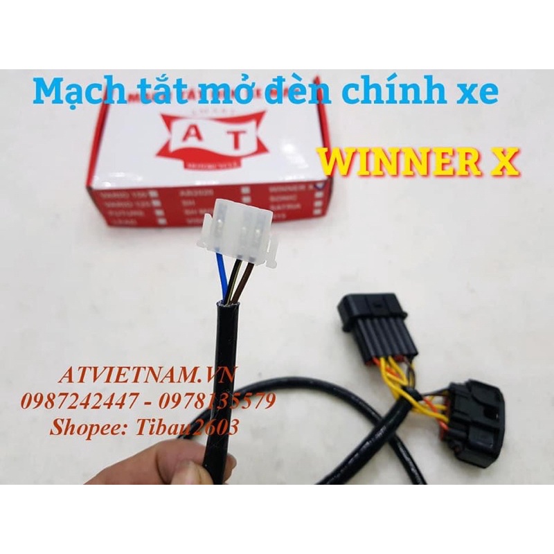Mạch tắt mở đèn cho Winner X